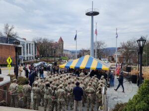 WVU marks 82nd anniversary of Pearl Harbor with ceremony at the USS West Virginia mast